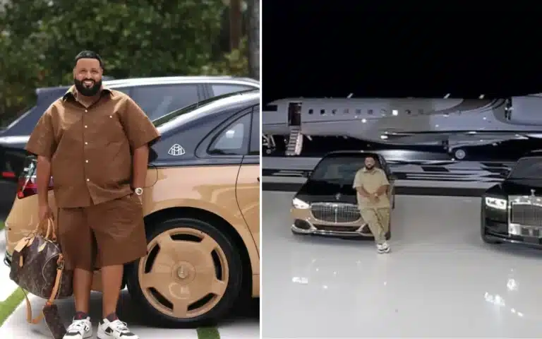 DJ Khaled shows off his jet and car collection in private hangar its simply ridiculous