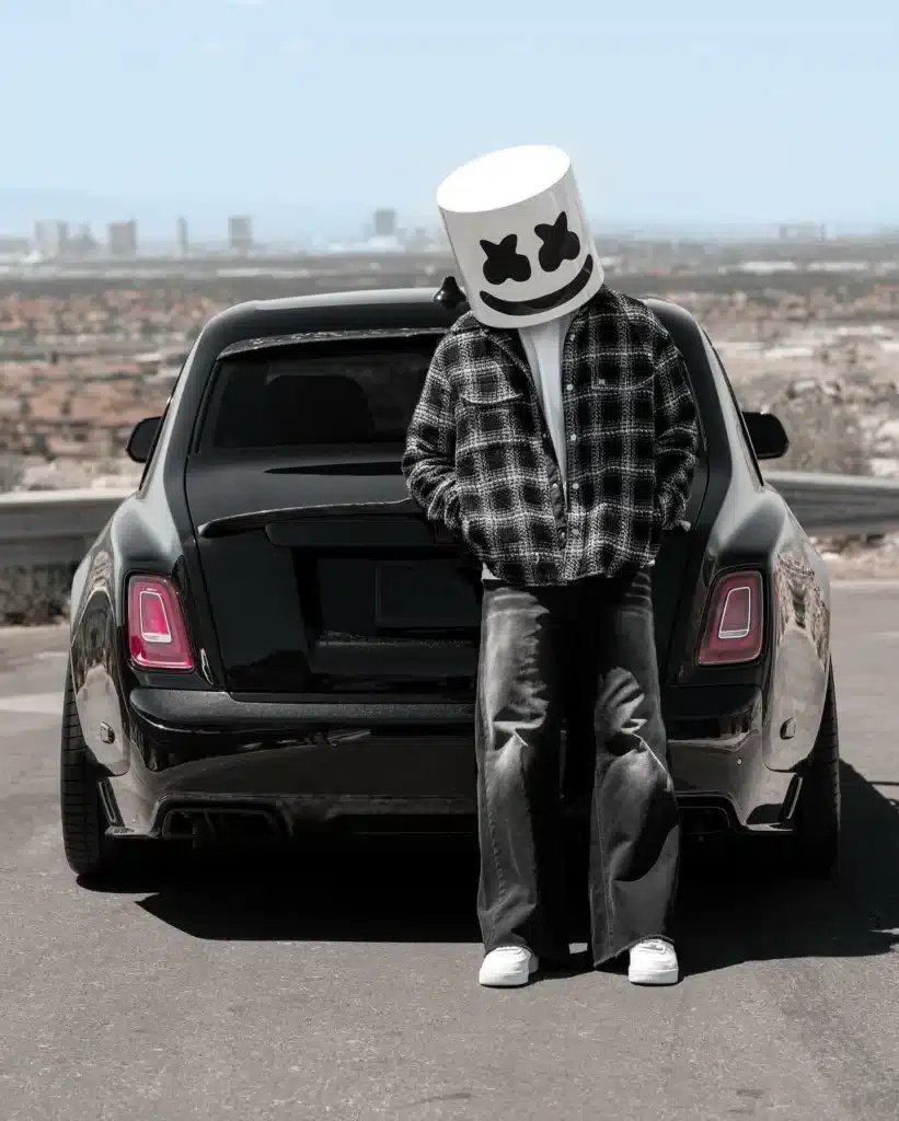 DJ Marshmello shows off Mansory Rolls-Royce Phantom