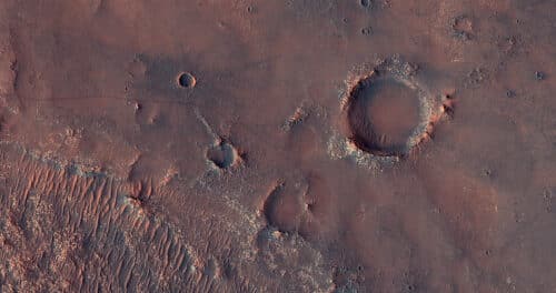 The surface of Mars